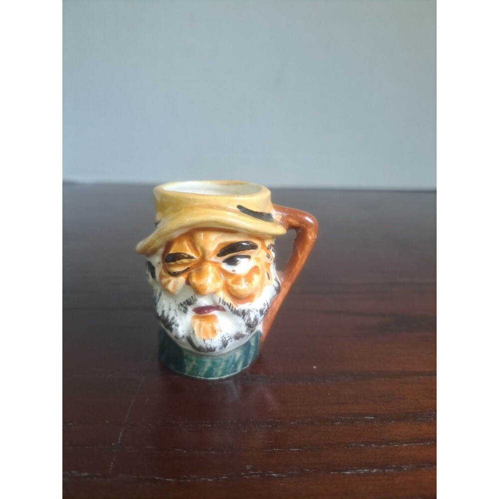 Vintage Winking Fisherman Toby Mug Made In Japan